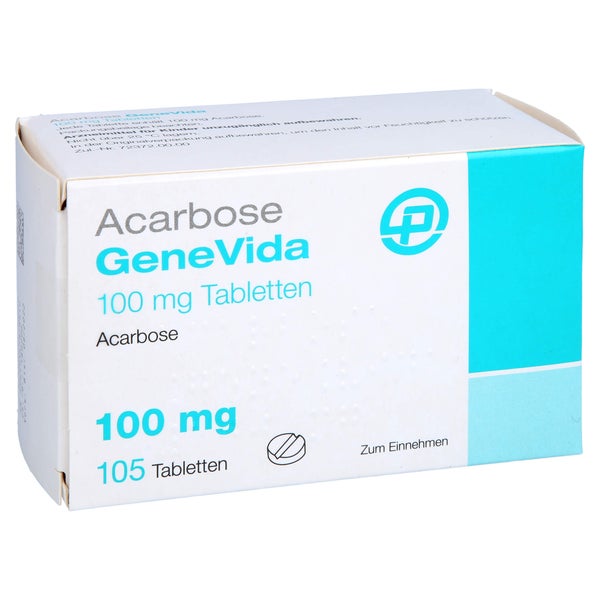 Acarbose Genevida 100 mg Tabletten 105 St