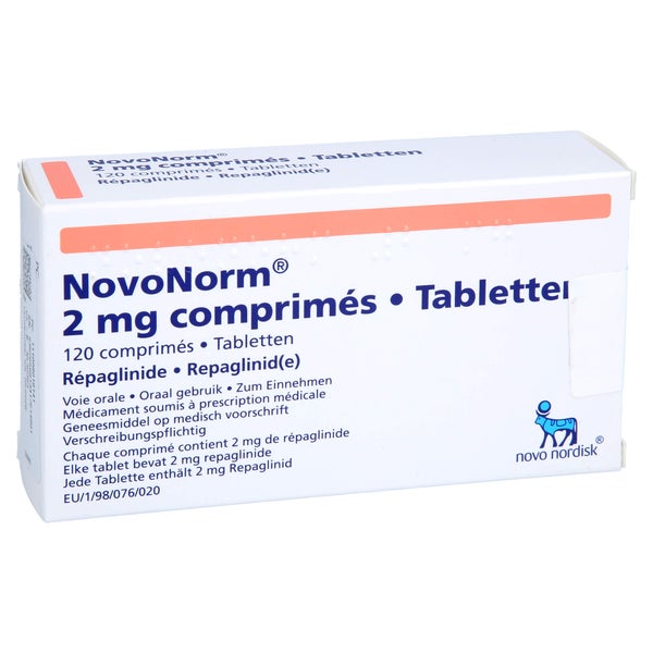 Novonorm 2 mg Tabletten 120 St