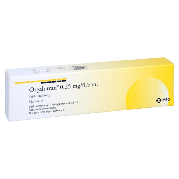 ORGALUTRAN 0,25 mg/0,5 ml Inj.-Lsg.i.e.Fertigspr. 1X1 St