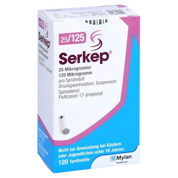 SERKEP 25 µg/125 µg 120 Hub Dosieraerosol 1 St