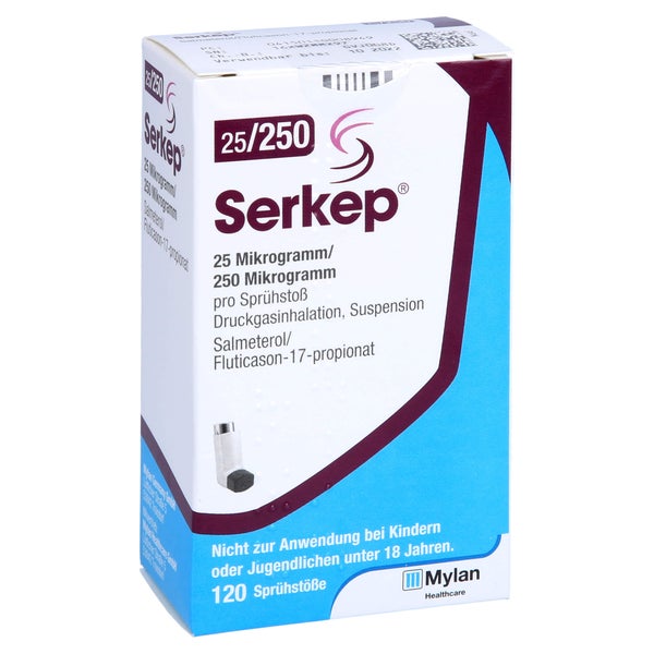 SERKEP 25 µg/250 µg 120 Hub Dosieraerosol 1 St