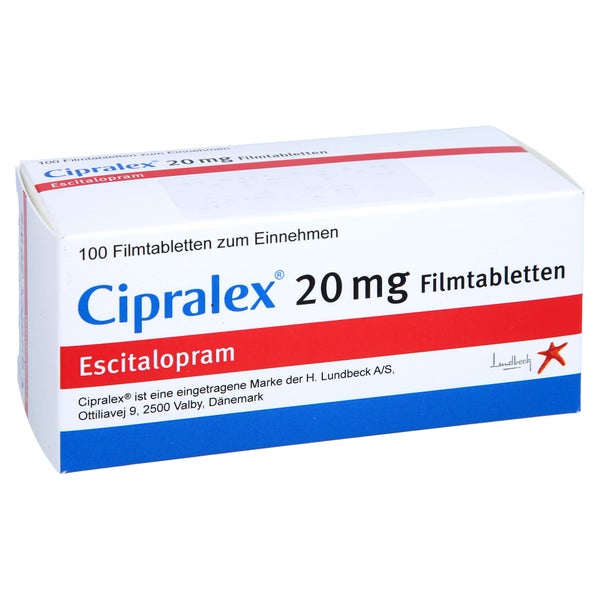 Cipralex 20 mg Filmtabletten 100 St