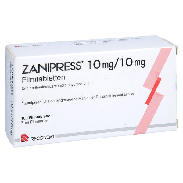 Zanipress 10 Mg/10 mg Filmtabletten 100 St