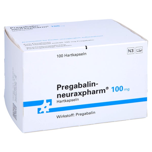 PREGABALIN-neuraxpharm 100 mg Hartkapseln 100 St
