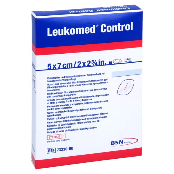 Leukomed Control Folienverband 5x7 cm 10 St