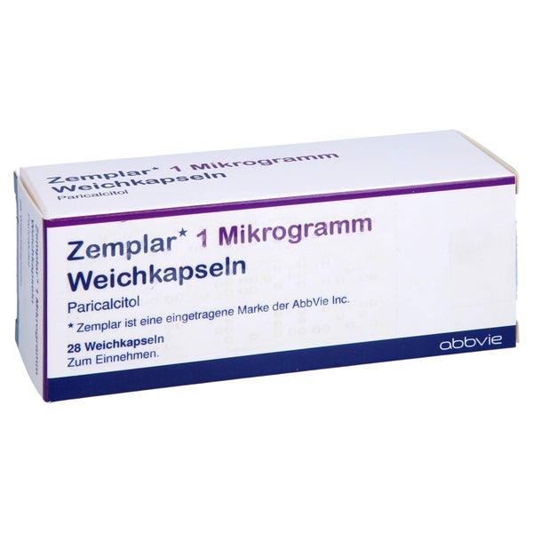 Zemplar 1 Mikrogramm Weichkapseln 28 St