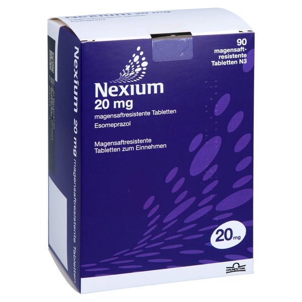 NEXIUM 20 mg magensaftresistente Tabletten 90 St