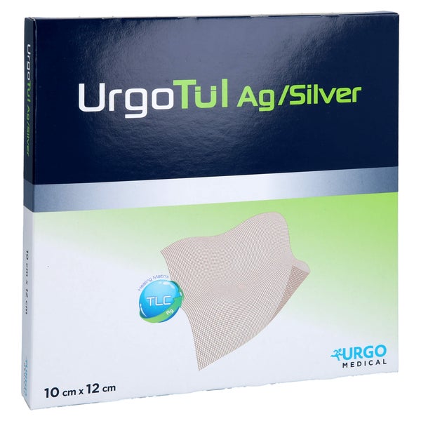 Urgotül Silver 10x12 cm Wundgaze 10 St