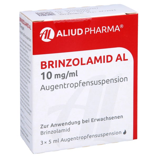 BRINZOLAMID AL 10 mg/ml Augentropfensuspension 3X5 ml