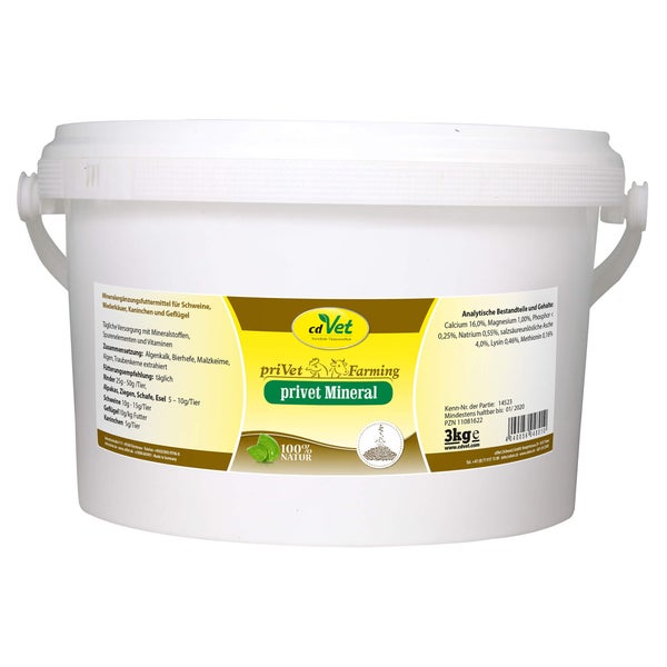 Privet Mineral Plv.f.geflü./kani./schwei 3 kg