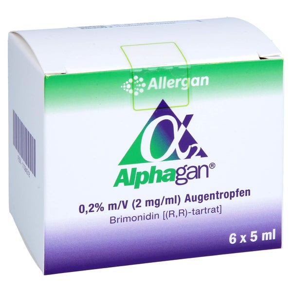 Alphagan 0,2% m/V 2 mg/ml Augentropfen 6X5 ml
