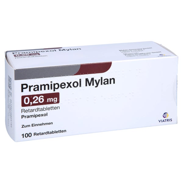 PRAMIPEXOL Mylan 0,26 mg Retardtabletten 100 St