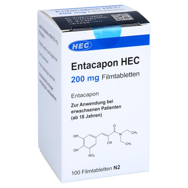 Entacapon HEC 200 mg Filmtabletten 100 St