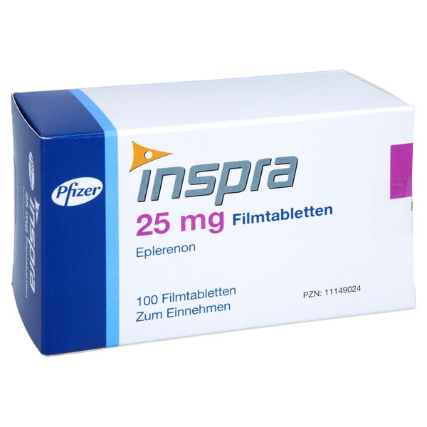 Inspra 25 mg Filmtabletten 100 St
