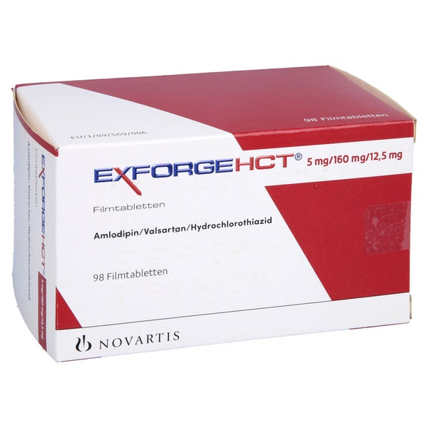 EXFORGE HCT 5 mg/160 mg/12,5 mg Filmtabletten 98 St