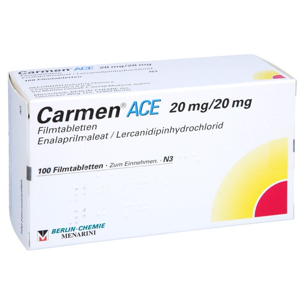 Carmen ACE 20 mg/20 mg Filmtabletten 100 St