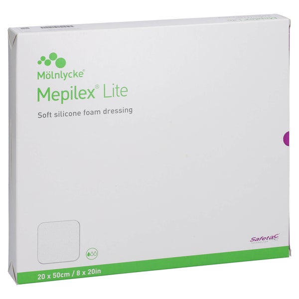 Mepilex Lite Schaumverband 20x50 cm ster 4 St