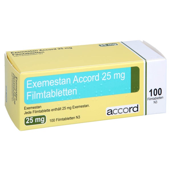 Exemestan Accord 25 mg Filmtabletten 100 St