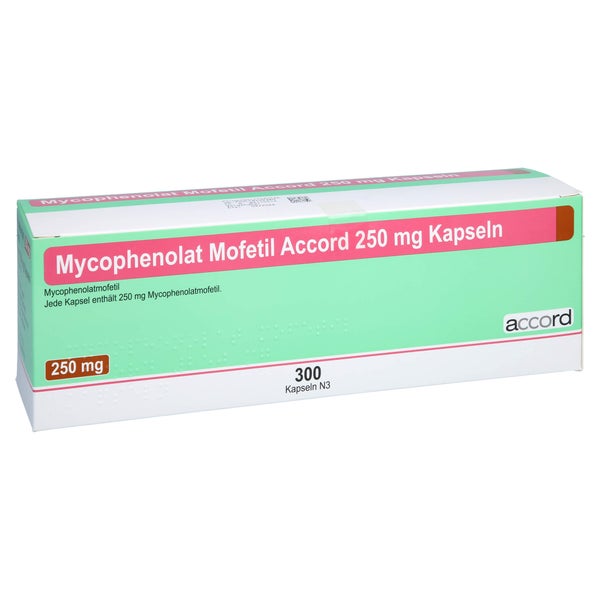 MYCOPHENOLAT MOFETIL Accord 250 mg Kapseln 300 St