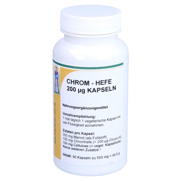 Chrom 200 µg Chromhefe Kapseln 90 St