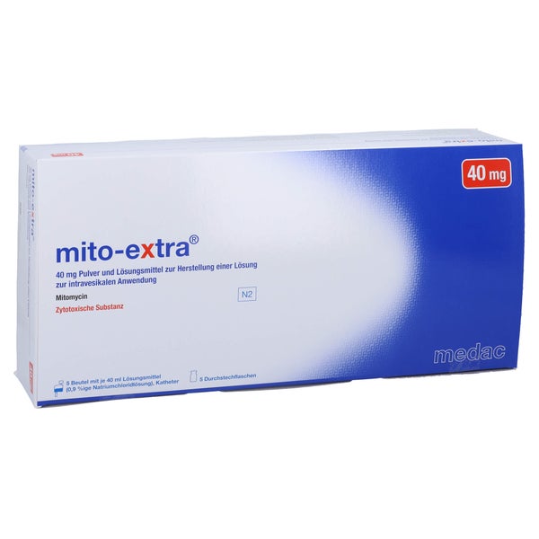 MITO-extra 40 mg m.Instillationssys.u.Blasenkath. 5 St