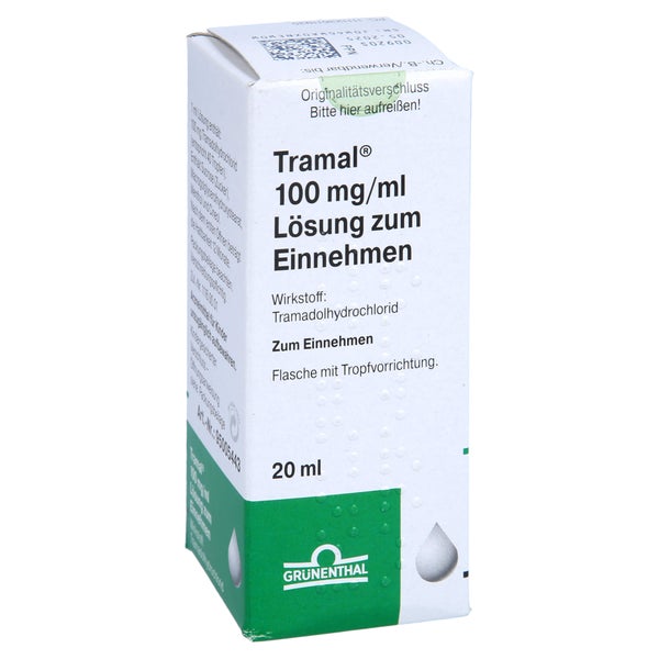 TRAMAL 100 mg/ml Lsg.z.Einnehmen m.Tropfer 20 ml