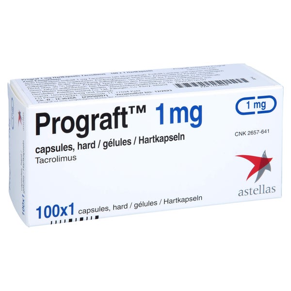 Prograf 1 mg Hartkapseln 100 St