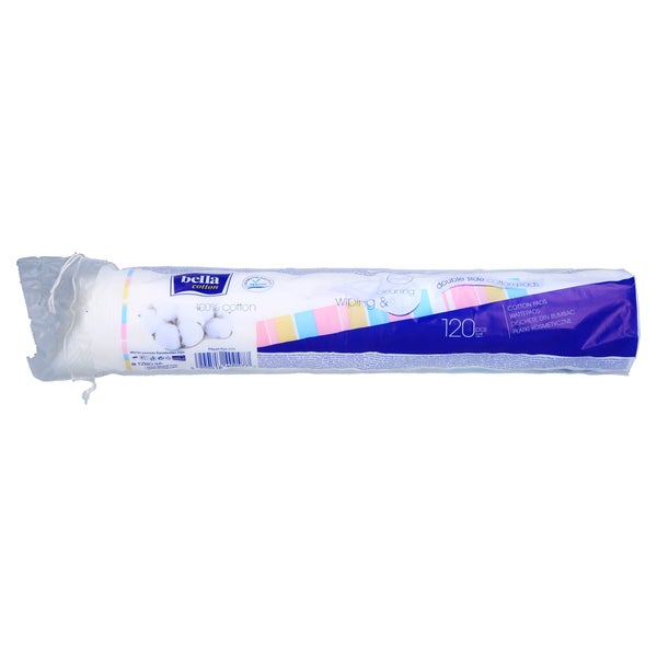 Bella Duo-wattepads rund Cotton 120 St