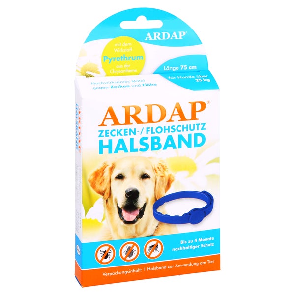 Ardap Zecken-/flohschutzhalsb.gr.hunde Ü 1 St