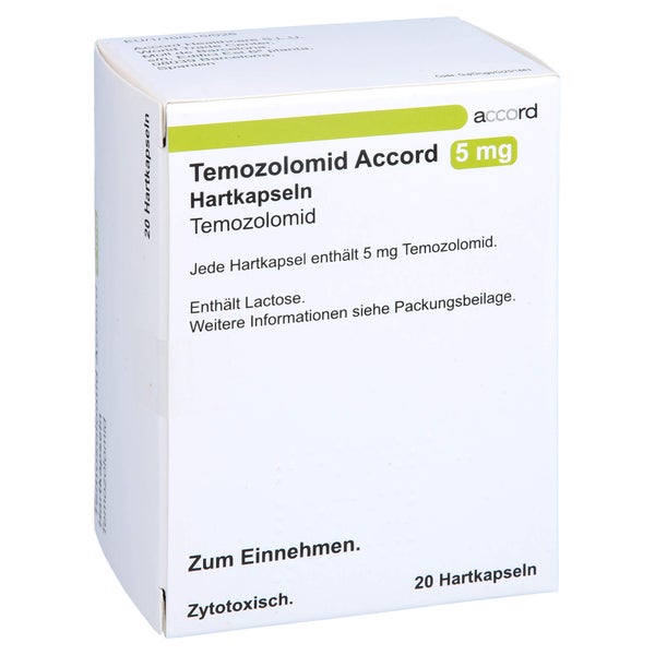TEMOZOLOMID Accord 5 mg Hartkapseln Sachets 20 St
