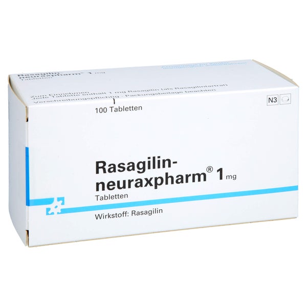 Rasagilin-neuraxpharm 1 mg Tabletten 100 St