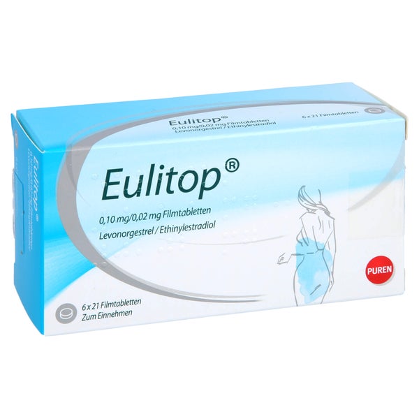 Eulitop 0,10 Mg/0,02 mg Filmtabletten 6X21 St