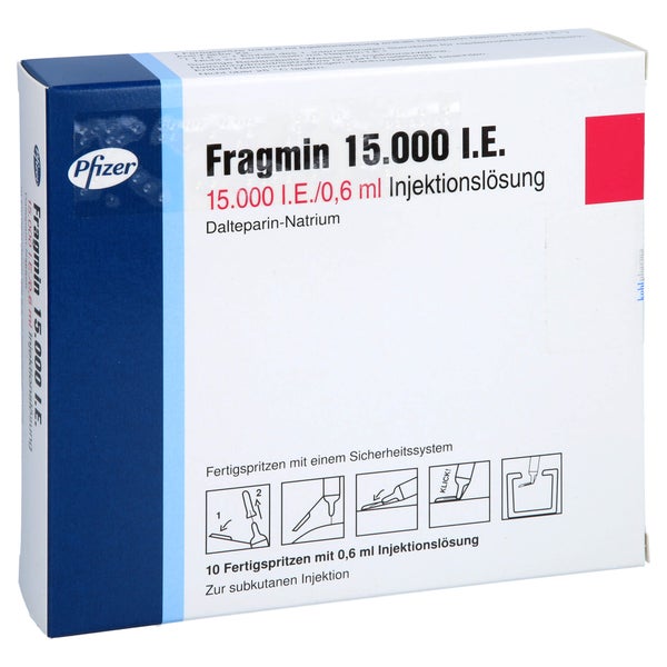 FRAGMIN 15.000 I.E. Inj.-Lsg.i.e.Fertigspr. 10 St