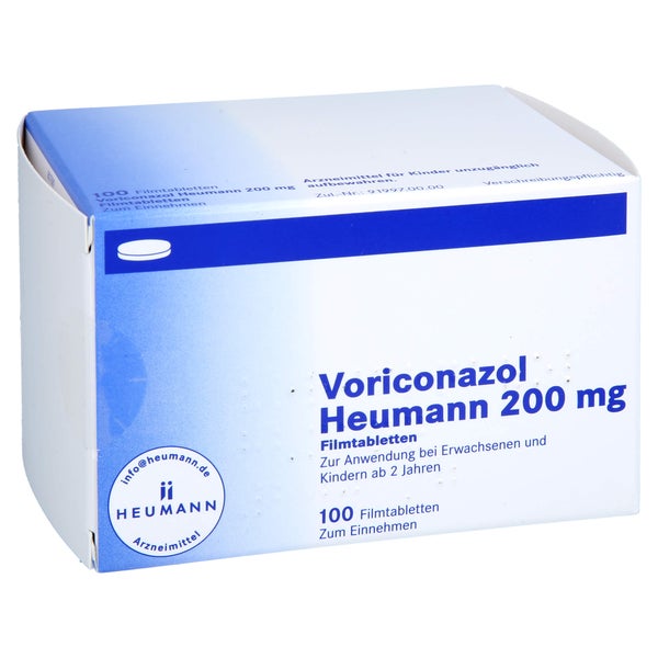 VORICONAZOL Heumann 200 mg Filmtabletten 100 St