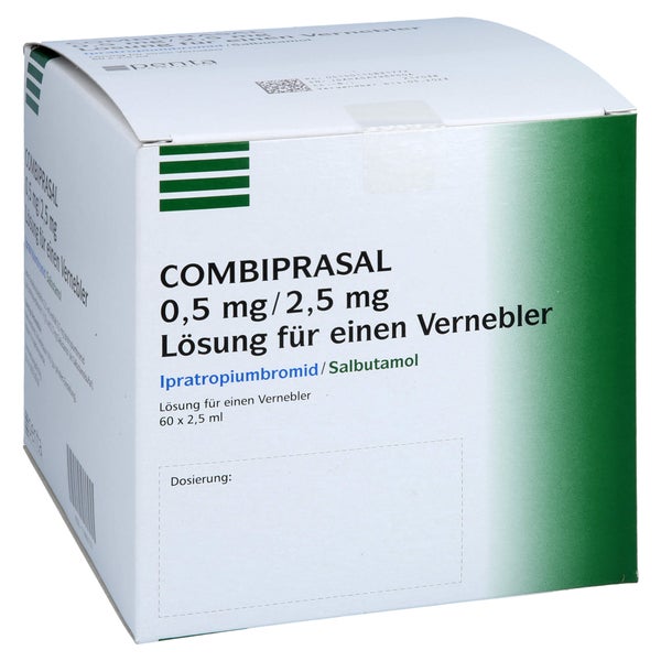 COMBIPRASAL 0,5 mg/2,5 mg Lösung f.e.Vernebler 60X2,5 ml