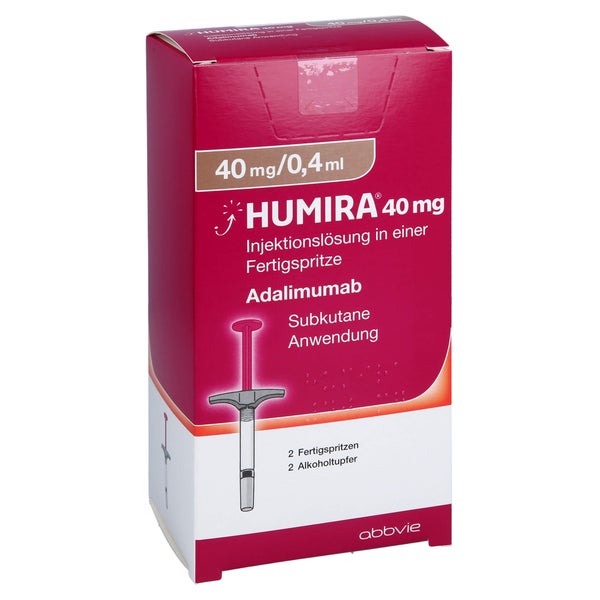 HUMIRA 40 mg/0,4 ml Injektionslösung in Fertigspr. 2 St