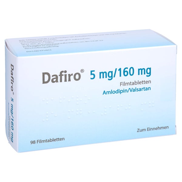Dafiro 5 Mg/160 mg Filmtabletten 98 St