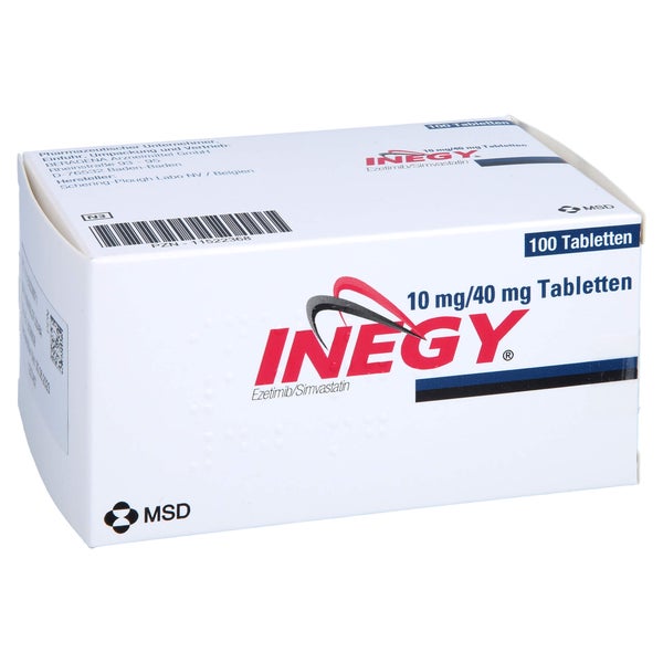 Inegy 10 Mg/40 mg Tabletten B 100 St