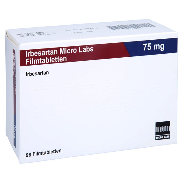 IRBESARTAN Micro Labs 75 mg Filmtabletten 98 St