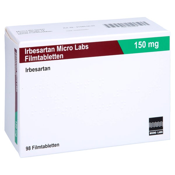 IRBESARTAN Micro Labs 150 mg Filmtabletten 98 St