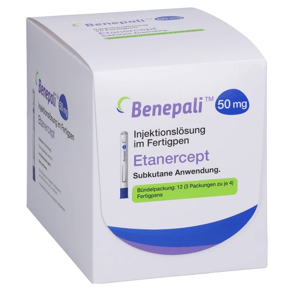 BENEPALI 50 mg Fertigpen mit Injektionslösung 12 St