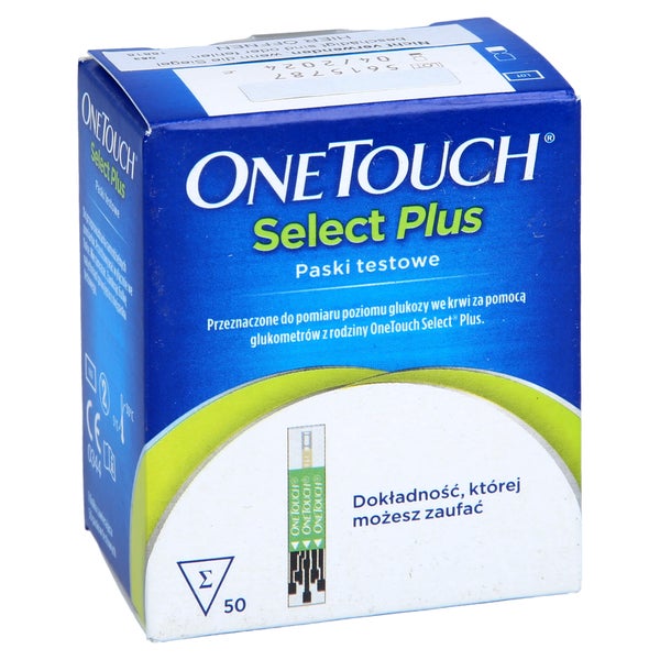 ONE Touch Select Plus Blutzucker Teststr 1X50 St