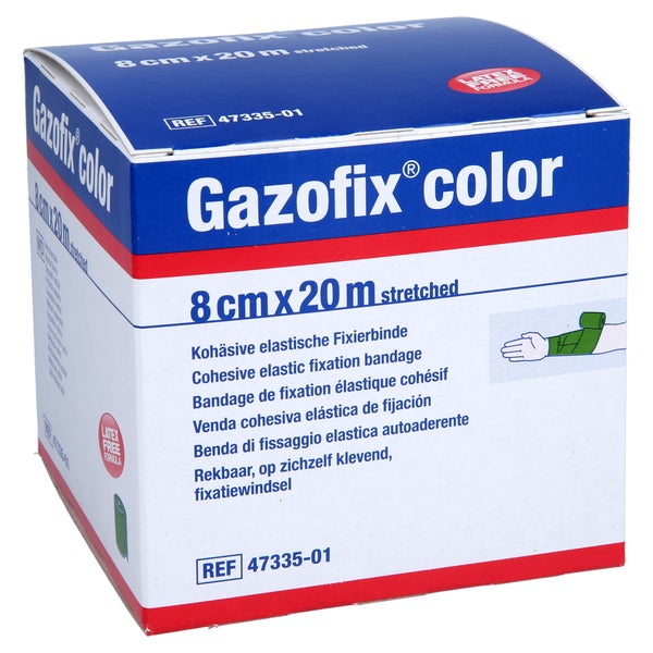 Gazofix Color Fixierbinde kohäsiv 8 cmx2 1 St