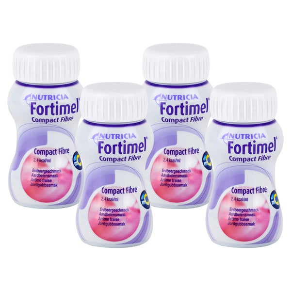 Fortimel Compact Fibre Erdbeere 4X125 ml