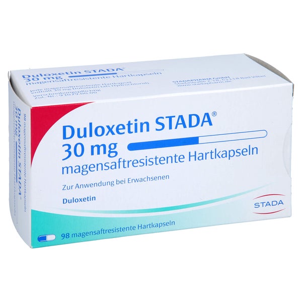 DULOXETIN STADA 30 mg magensaftresist.Hartkapseln 98 St