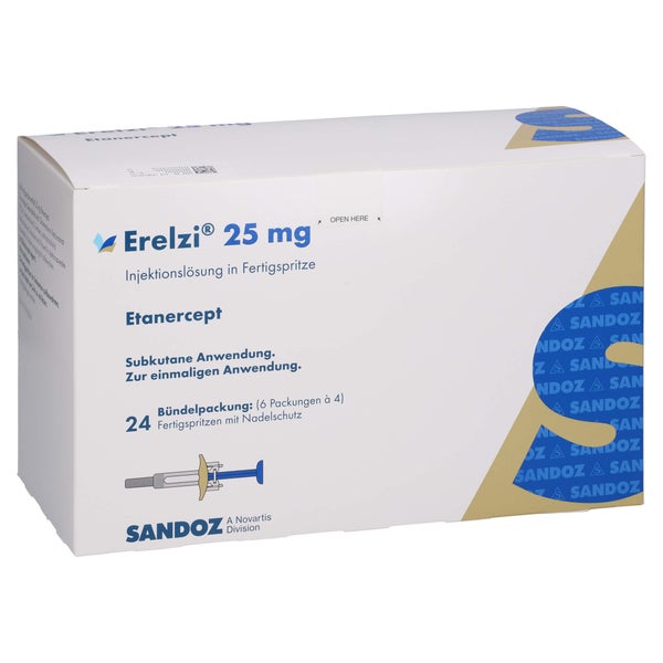 ERELZI 25 mg Injektionslösung i.e.Fertigspritze 24 St