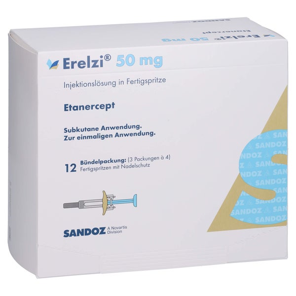 ERELZI 50 mg Injektionslösung i.e.Fertigspritze 12 St