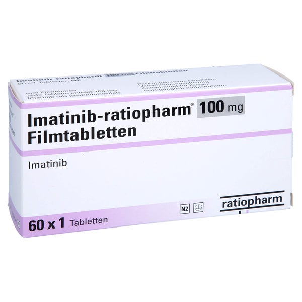 IMATINIB-ratiopharm 100 mg Filmtabletten 60 St