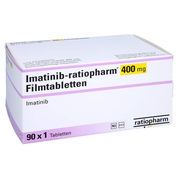 IMATINIB-ratiopharm 400 mg Filmtabletten 90 St