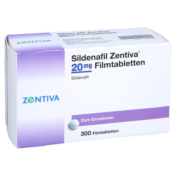 Sildenafil Zentiva 20 mg Filmtabletten 300 St